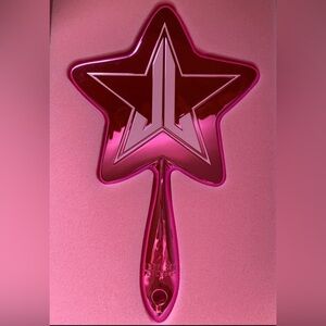 Jeffree star metallic pink hand mirror